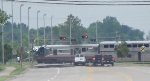 Amtrak 391 using the south leg of the wye